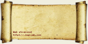 Una Crnjanski vizit kartica